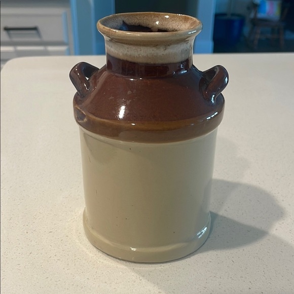 Vintage Ceramic Milk Jug - Brown and Cream - Picture 2 of 3